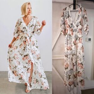 Kia Kimono Maxi Dress